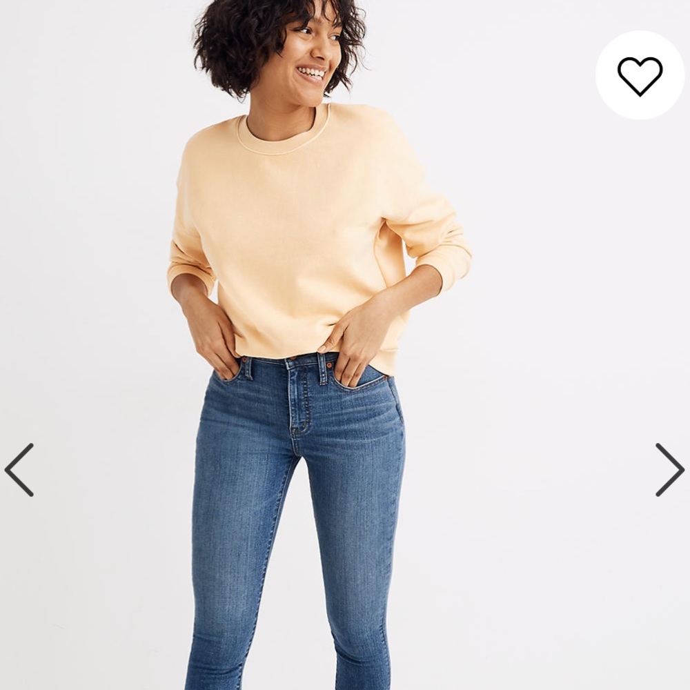 Madewell Curvy High-Rise Skinny Crop Jean Size 26